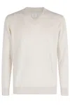 Eleventy Maglia Scollo V ml In White