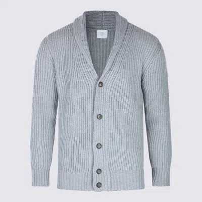 ELEVENTY ELEVENTY GREY WOOL KNITWEAR