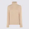 Eleventy Soft Knit Turtleneck Long Sleeves In Brown