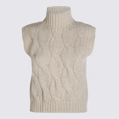 Eleventy Turtleneck Knitted Sweater In Neutral
