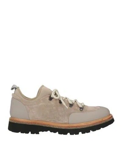 Eleventy Man Ankle Boots Light Grey Size 8 Leather, Textile Fibers In Brown