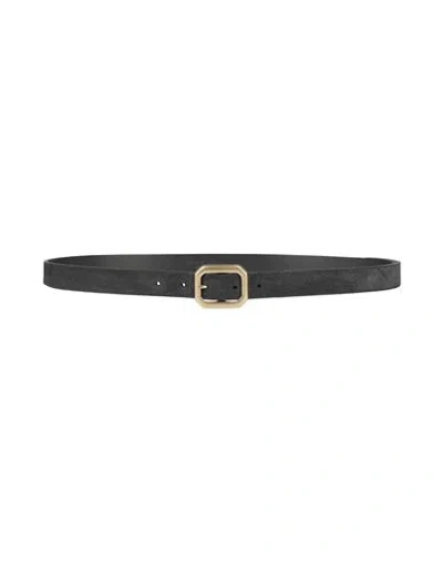 Eleventy Man Belt Black Size 42 Leather