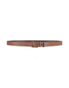 Eleventy Man Belt Brown Size 38 Leather