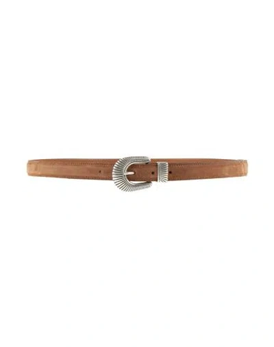Eleventy Man Belt Brown Size 43 Leather