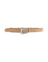 Eleventy Man Belt Dove Grey Size 38 Leather