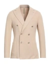 Eleventy Man Blazer Beige Size 42 Polyester, Viscose, Polyamide, Elastane, Polyurethane In Nude