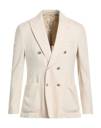 Eleventy Man Blazer Beige Size 44 Wool In Sand