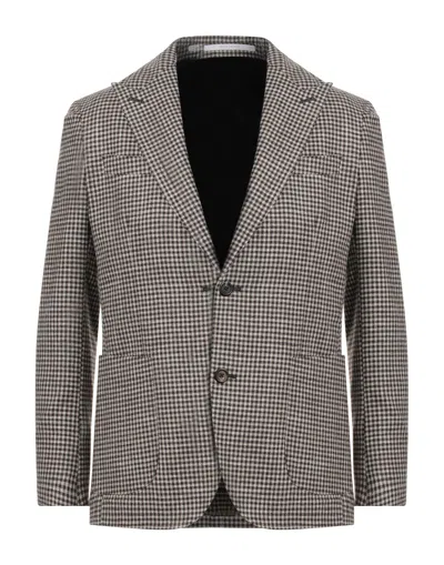 Eleventy Suit Jackets In Brown
