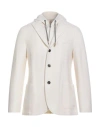Eleventy Man Blazer Ivory Size 38 Wool In White