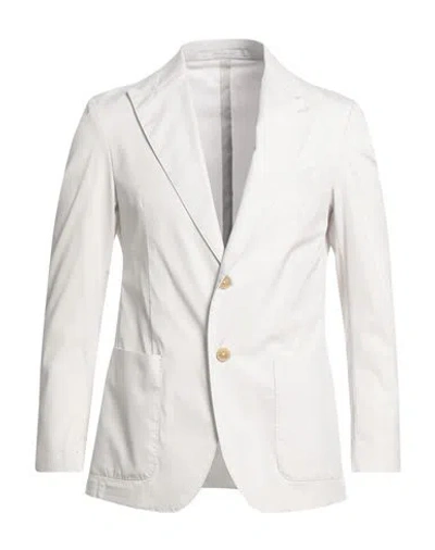 Eleventy Man Blazer Light Grey Size 36 Cotton, Polyamide, Elastane