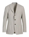 Eleventy Man Blazer Light Grey Size 38 Wool, Elastane In Gray