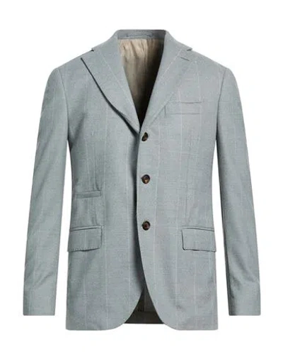 Eleventy Man Blazer Light Grey Size 46 Wool In Gray
