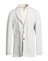 Eleventy Man Blazer Light Grey Size Xxl Cotton, Polyamide, Elastane, Wool In Gray