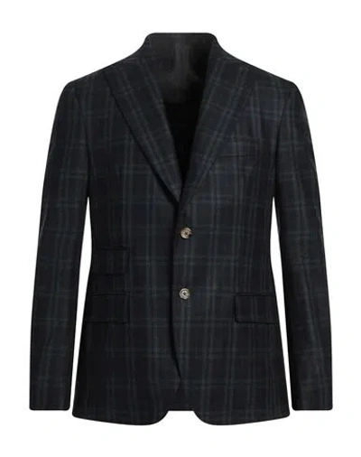 Eleventy Man Blazer Midnight Blue Size 42 Wool
