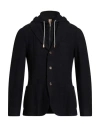 Eleventy Man Blazer Midnight Blue Size 44 Wool In Black
