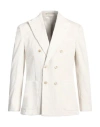 Eleventy Man Blazer Off White Size 38 Cotton
