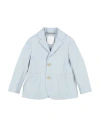 Eleventy Toddler Boy Blazer Sky Blue Size 6 Cotton, Elastane In Blue