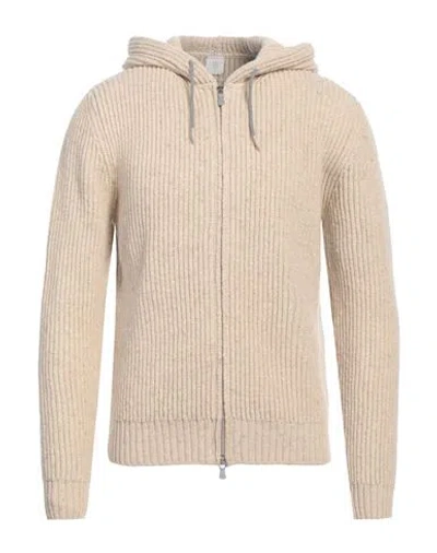Eleventy Man Cardigan Beige Size 3xl Wool, Cashmere, Elastane, Polyester, Polyurethane