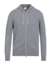 Eleventy Man Cardigan Grey Size 3xl Cashmere In Gray
