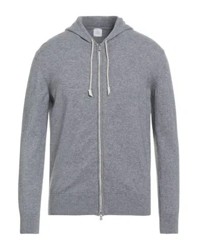 Eleventy Man Cardigan Grey Size 3xl Cashmere In Gray