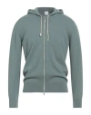 Eleventy Man Cardigan Sage Green Size Xxl Cashmere