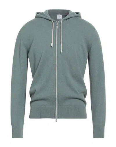 Eleventy Man Cardigan Sage Green Size Xxl Cashmere