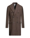 Eleventy Man Coat Camel Size 40 Cashmere In Brown