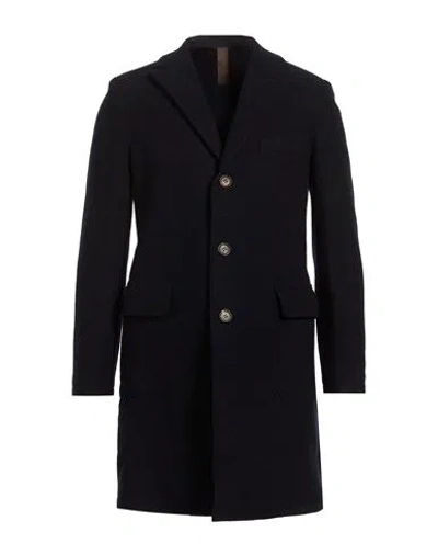 Eleventy Man Coat Midnight Blue Size 46 Wool