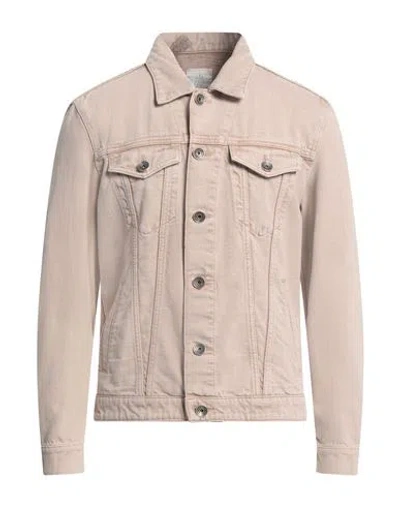 Eleventy Man Denim Outerwear Beige Size Xxl Cotton