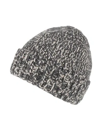Eleventy Man Hat Black Size Onesize Cashmere In Gray