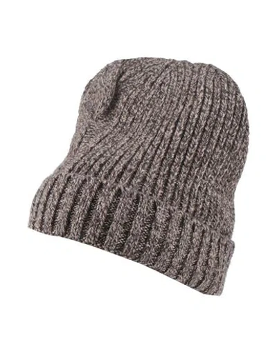 Eleventy Man Hat Dark Brown Size Onesize Wool, Viscose, Polyamide, Cashmere