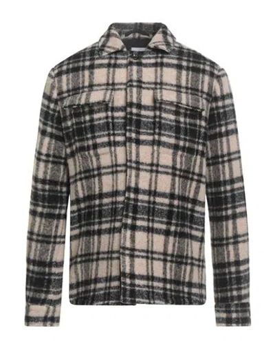 Eleventy Man Jacket Beige Size 42 Wool, Alpaca Wool, Polyamide, Goat Skin In Multi