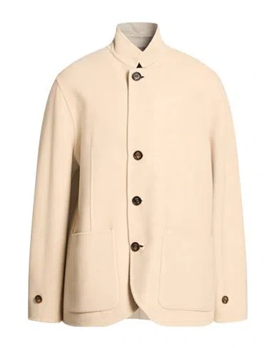 Eleventy Man Jacket Beige Size 50 Wool In Pink