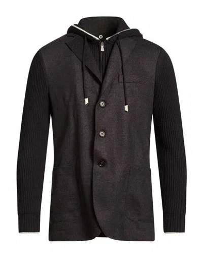 Eleventy Man Jacket Black Size S Wool
