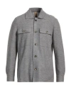 Eleventy Man Jacket Grey Size 36 Wool In Gray