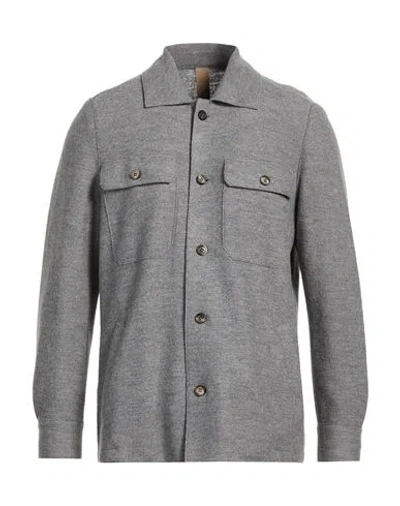 Eleventy Man Jacket Grey Size 36 Wool In Gray