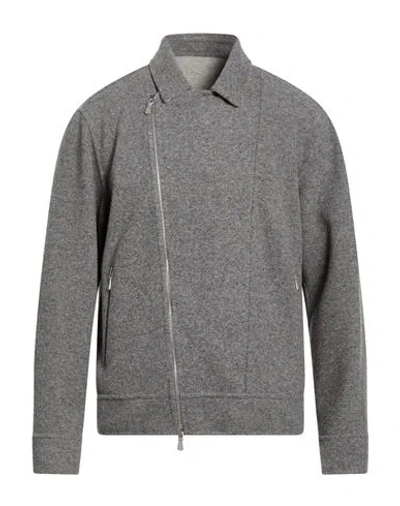 Eleventy Man Jacket Grey Size 40 Wool, Cashmere, Polyamide In Gray