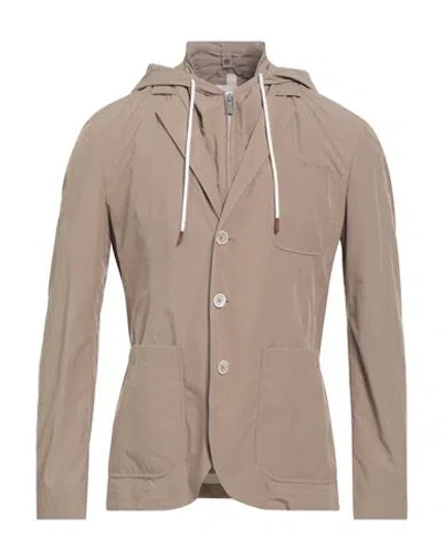 Eleventy Man Jacket Sand Size 40 Polyester, Polyamide
