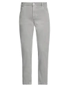Eleventy Man Jeans Light Grey Size 31 Cotton, Elastane