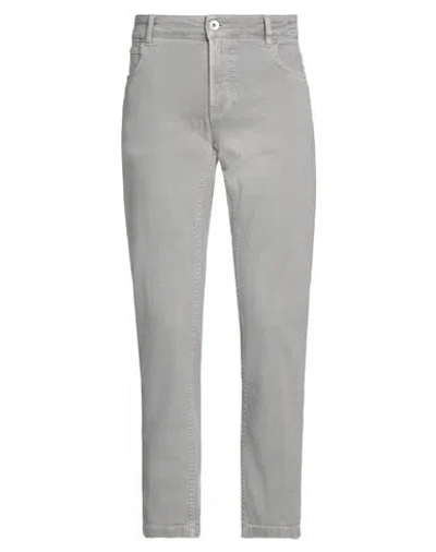 Eleventy Man Jeans Light Grey Size 31 Cotton, Elastane