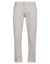 Eleventy Man Jeans Light Grey Size 33 Cotton, Elastane