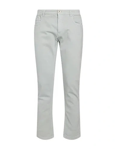 Eleventy Man Jeans Light Grey Size 38 Cotton, Elastane In Gray