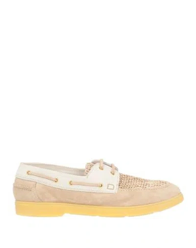 Eleventy Man Loafers Beige Size 11 Leather In Neutral