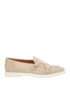 Eleventy Man Loafers Beige Size 7 Leather