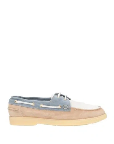 Eleventy Man Loafers Beige Size 9 Leather In Multi