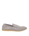 Eleventy Man Loafers Light Grey Size 11 Leather