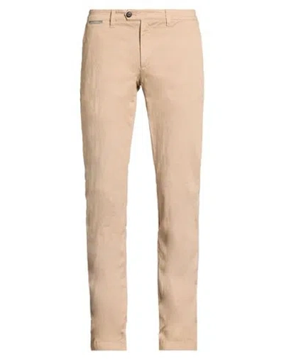 Eleventy Man Pants Beige Size 30 Cotton, Elastane