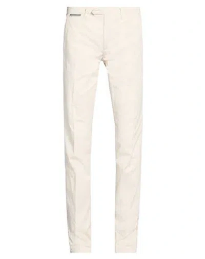 Eleventy Man Pants Beige Size 31 Cotton, Elastane In Pink