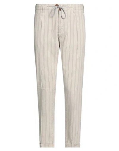 Eleventy Man Pants Beige Size 31 Linen, Cotton, Polyester