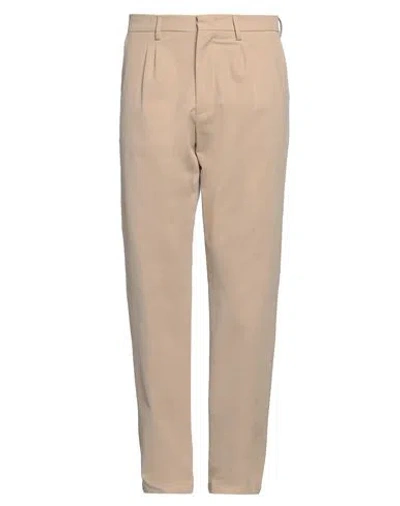 Eleventy Man Pants Beige Size 30 Cotton, Elastane, Cashmere